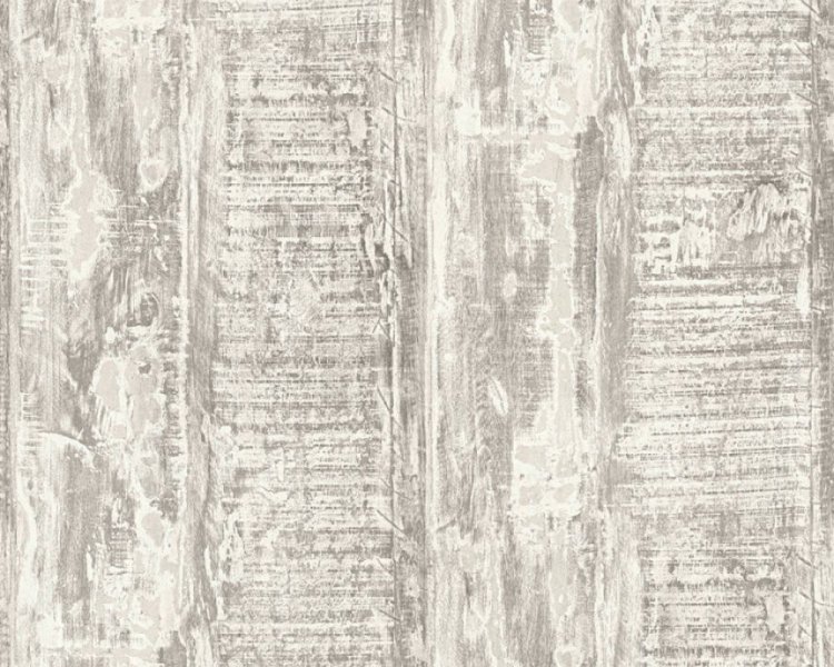 Vliesová tapeta 35413-4 krémově šedá / Tapety na zeď 354134 Wood´n Stone 2 (0,53 x 10,05 m) A.S.Création