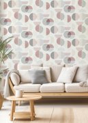 Vliesová tapeta retro geometrická, červená, šedá, bílá (0,53 x 10,05 m) / Vliesové tapety na zeď My Moments 583205 RaschVliesová tapeta retro geometrická, červená, šedá, bílá (0,53 x 10,05 m) / Vliesové tapety na zeď My Moments 583205 Rasch