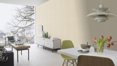 Vliesová tapeta jednobarevná krémová (0,53 x 10,05 m) / Vliesové tapety na zeď My Moments 633788 Rasch