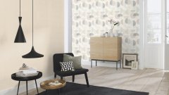 Vliesová tapeta jednobarevná béžová (0,53 x 10,05 m) / Vliesové tapety na zeď My Moments 734041 Rasch