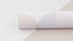 Vliesová tapeta retro geometrická šedá (0,53 x 10,05 m) / Vliesové tapety na zeď My Moments 735956 Rasch