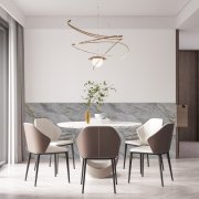 Samolepicí velkoformátový panel XXL MAR006 - šedý mramor se zlatou žílou Aurum Grey Marble o rozměru 120 x 280 cm