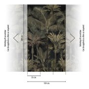 Vliesová fototapeta palmy 1,59 x 2,80 m / Vliesový tapetový panel 761904 Cuba 2 A.S.Création