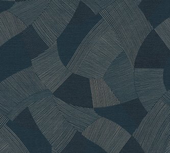 Vliesová tapeta grafická - modrá, šedá, metalická (0,53 x 10,05 m) 791603 / Tapety na zeď 79160-3 Cuba 2 A.S.Création