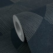 Vliesová tapeta grafická - modrá, šedá, metalická (0,53 x 10,05 m) 791603 / Tapety na zeď 79160-3 Cuba 2 A.S.Création