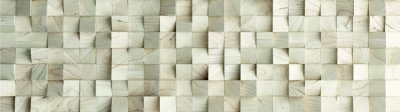 Samolepicí bordura 3D Dřevěné kostky WB8234 (14 cm x 5 m) / WB 8234 3D Creative dekorativní samolepicí bordury AG Design