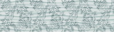 Samolepicí bordura Krajka, šedé květy WB8224 (14 cm x 5 m) / WB 8224 dekorativní samolepicí bordury AG Design