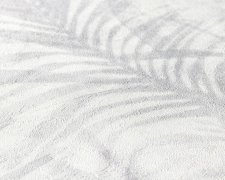 Vliesová tapeta Jungle, listy, květinový styl, barva krémová, šedá, bílá - AS Création vliesová tapeta, katalog: New Studio 2.0 (Neue Bude 2.0 Edition 2)