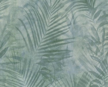 Vliesová tapeta šedá, zelená, džungle, listy 374111 / Tapety na zeď 37411-1 New Studio 2.0 (0,53 x 10,05 m) A.S.Création