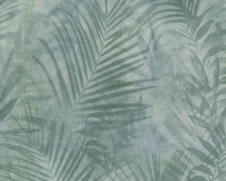Vliesová tapeta šedá, zelená, džungle, listy 374111 / Tapety na zeď 37411-1 New Studio 2.0 (0,53 x 10,05 m) A.S.Création