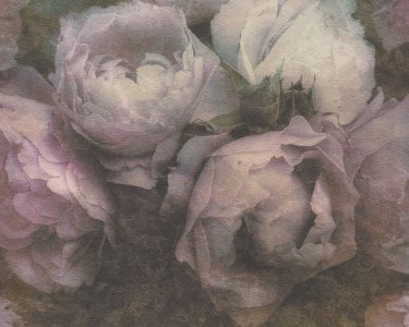 Vliesová tapeta Květinový vzor, květy, barva šedá, fialová, bílá, 373922 / Tapety na zeď 37392-2 New Walls (0,53 x 10,05 m) A.S.Création