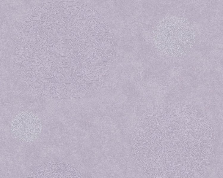 Moderní vliesová tapeta fialová metalická,kruhy 96040-1 / Tapety na zeď 960401 Life 3 AS (0,53 x 10,05 m) A.S.Création