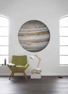 Kulatá samolepicí fototapeta Jupiter D1-017 / kruhová vliesová foto tapeta Jupiter (ø 125 cm) kulaté fototapety Komar Dots