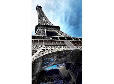 Vliesová fototapeta Eiffelová věž 150 x 250 cm + lepidlo zdarma / MS-2-0026 vliesové fototapety na zeď DIMEX