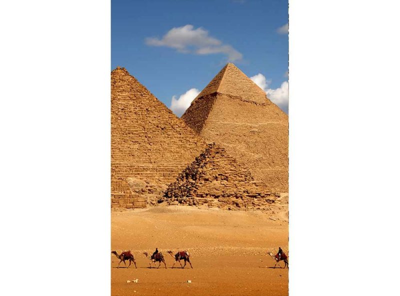 Vliesová fototapeta Egyptská pyramida 150 x 250 cm + lepidlo zdarma / MS-2-0051 vliesové fototapety na zeď DIMEX