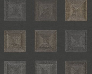 Vliesová tapeta 37172-4 etno, černá, metalická / Vliesové tapety na zeď 371724 Ethnic Origin (0,53 x 10,05 m) A.S.Création