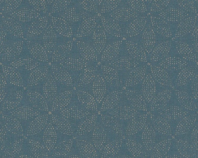 Vliesová tapeta 37176-2 etno modrá, zlatá / Vliesové tapety na zeď 371762 Ethnic Origin (0,53 x 10,05 m) A.S.Création