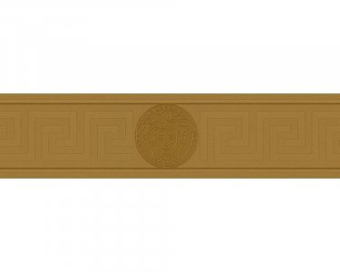 Luxusní vliesová bordura tapeta 93522-2 zlatá / Bordury tapety na zeď 935222 Versace 3 (0,13 x 10,05 m) A.S.Création