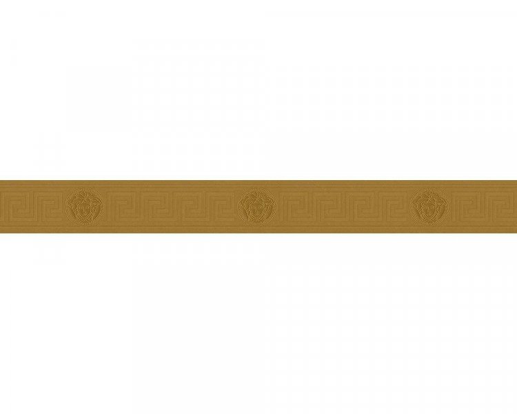 Luxusní vliesová bordura tapeta 93526-2 geometrická zlatá / Bordury tapety na zeď 935262 Versace 3 (0,05 x 10,05 m) A.S.Création