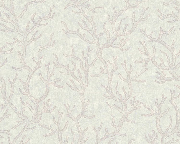 Luxusní vliesová tapeta 34497-4 šedá fialová, mořské řasy / Tapety na zeď 344974 Versace 3 (0,70 x 10,05 m) A.S.Création
