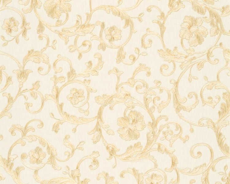 Luxusní zámecká vliesová tapeta 34326-1 krémová / Tapety na zeď 343261 Versace 3 (0,70 x 10,05 m) A.S.Création