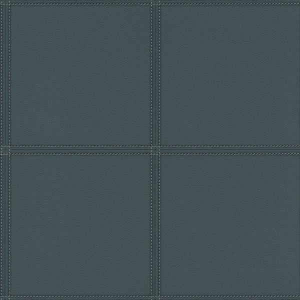 Vliesová tapeta modrá imitace kůže 419054 / Vliesové tapety na zeď Club (0,53 x 10,05 m) Rasch