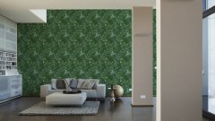 Vliesová tapeta zelené listy 377042 / Tapety na zeď 37704-2 Jungle Chic (0,53 x 10,05 m) A.S.Création