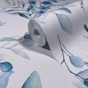Vliesová tapeta modré listy 88973 / Tapety na zeď Fresh Up (0,53 x 10,05 m) Marburg