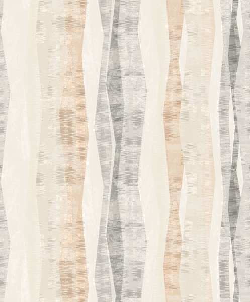 Vliesová tapeta krémová, oranžové, šedé pruhy 88988 / Tapety na zeď Fresh Up (0,53 x 10,05 m) Marburg