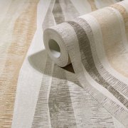 Vliesová tapeta krémová, oranžové, šedé pruhy 88988 / Tapety na zeď Fresh Up (0,53 x 10,05 m) Marburg