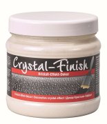 Dekorativní stěrka Pufas Crystal Finish 750g v odstínu Lumi Sun - kreativní nátěr na akrylátové bázi bez rozpoštědel s obsahem pravých částeček skla. Tento odstín Lumi Sun má speciální vlastnost – svítí ve tmě.
