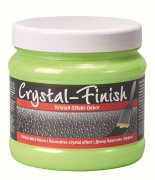 Dekorativní stěrka Pufas Crystal Finish 750g v odstínu Neon Yellow / neonově žlutá - kreativní nátěr na akrylátové bázi bez rozpoštědel s obsahem pravých částeček skla