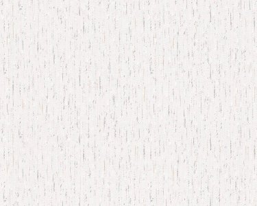 Papírová tapeta 9422-10 bílá, šedá, textil / Papírové tapety na zeď 942210 Concerto 3 (0,53 x 10,05 m) A.S.Création