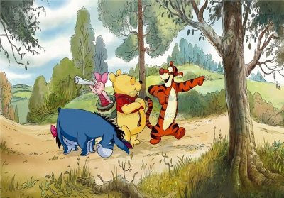 Fototapeta Medvídek Pú Disney FTDNXXL5013 / Fototapety do dětského pokoje FTDNXXL 5013 (360 x 270 cm) AG Design
