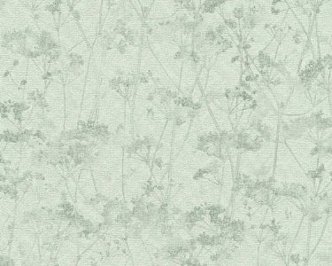 Vliesová tapeta 35954-4 zelená s květy / Tapety na zeď 359544 Schöner Wohnen 10 (0,53 x 10,05 m) A.S.Création
