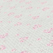 Vliesová tapeta s jemným shabby chic květinovým vzorem - krémová, šedá, růžová - matná, mírně strukturovaná vliesová tapeta na zeď od A.S.Création z kolekce Maison Charme