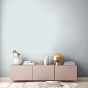 Vliesová tapeta s jemným shabby chic květinovým vzorem - modrá, růžová, bílá - matná, mírně strukturovaná vliesová tapeta na zeď od A.S.Création z kolekce Maison Charme