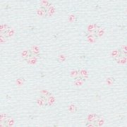 Vliesová tapeta s jemným shabby chic květinovým vzorem - modrá, růžová, bílá - matná, mírně strukturovaná vliesová tapeta na zeď od A.S.Création z kolekce Maison Charme