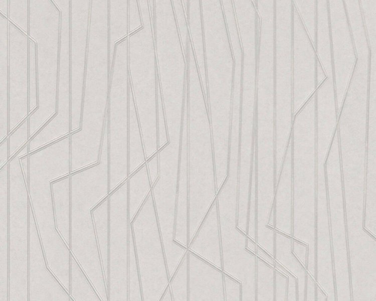 Vliesová tapeta 36878-2 geometrická šedá / Vliesové tapety na zeď 368782 Emotion Graphic (0,53 x 10,05 m) A.S.Création