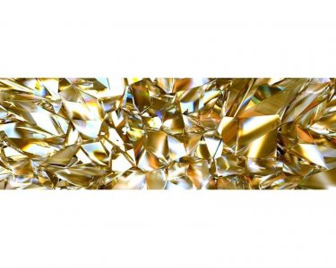 Samolepicí fototapeta na kuchyňskou linku Zlatý krystal KI180-072 / Fototapety do kuchyně Dimex (180 x 60 cm)