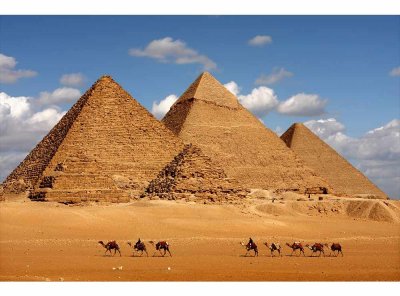 Vliesová fototapeta Egyptská pyramida 375 x 250 cm + lepidlo zdarma / MS-5-0051 vliesové fototapety na zeď DIMEX