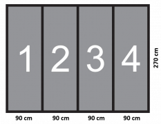 AG Design vliesové tapety 4 dílné