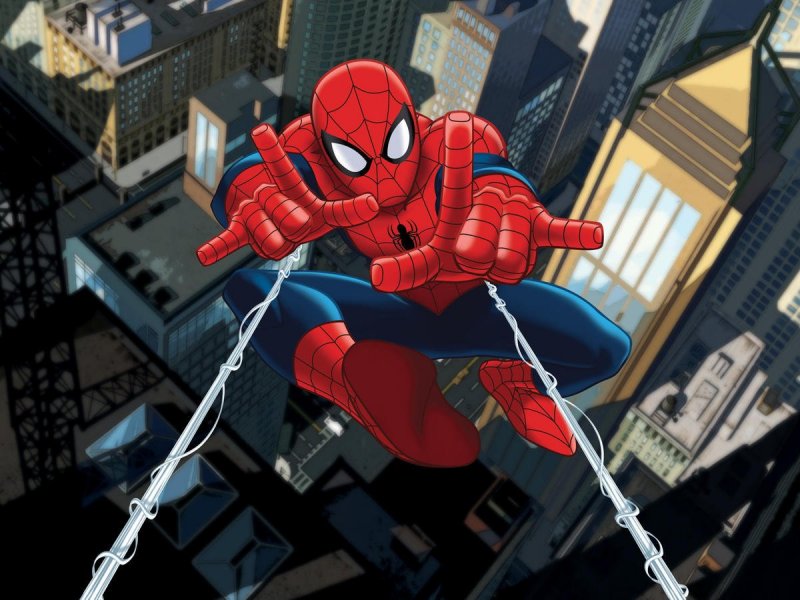 Fototapeta Spiderman FTDNXXL5024 / Vliesové fototapety pro děti Spider-Man FTDNXXL 5024 (360 x 270 cm) AG Design