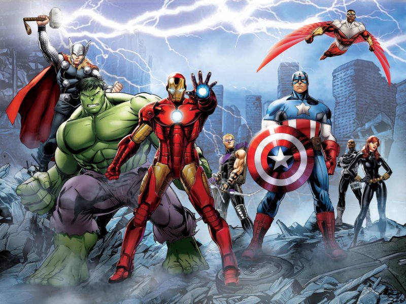 Fototapeta Avengers FTDNXXL5027 / Vliesové fototapety pro děti FTDNXXL 5027 (360 x 270 cm) AG Design