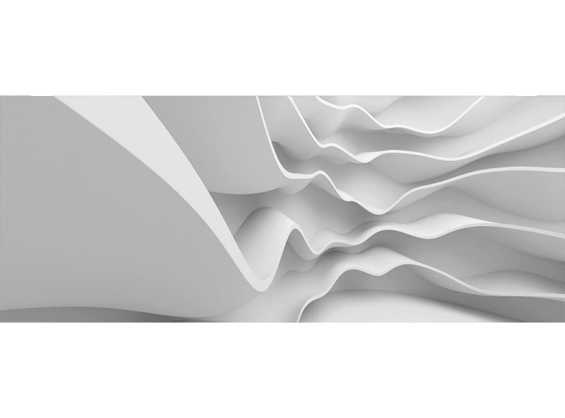Vliesová fototapeta 3D futuristická vlna 375 x 150 cm panoramatická + lepidlo zdarma / MP-2-0295 vliesové fototapety na zeď DIMEX