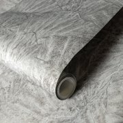 Krásná designová tapeta s mušlemi - vzpomínky na dovolenou ve velkém formátu tapety SEASHELLv šedostříbrné barvě