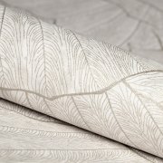 Luxusní designová tapeta mořské mušle, bílá, šedá, stříbrná barva - vzpomínky na dovolenou ve velkém formátu tapety SEASHELL