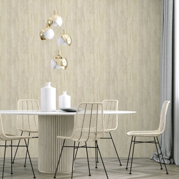 Designová tapeta struktura dřeva s lesklými efekty, písková, béžová, 65035HTM WOODEN BEIGE / exkluzivní vliesová tapeta na zeď 65035-HTM  FEEL! (0,53 x 10,05 m) Hohenberger