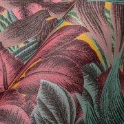 Vliesová tapeta tropické listy, džungle - modrá, zelená, žlutá, růžová 4002392222 (0,53 x 10,05 m) A.S.Création
