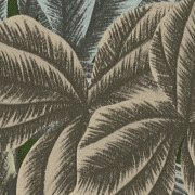 Vliesová tapeta tropické listy, džungle - modrá, zelená, šedá 4002392223 (0,53 x 10,05 m) A.S.Création